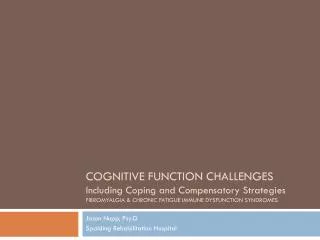 COGNITIVE FUNCTION CHALLENGES Including Coping and Compensatory Strategies FIBROMYALGIA &amp; CHRONIC FATIGUE IMMUNE DYS