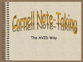 the avid way