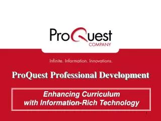 ProQuest Professional Development
