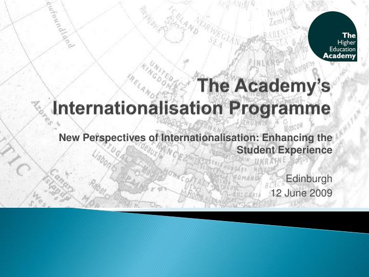 the academy s internationalisation programme