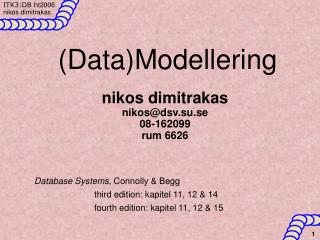 (Data)Modellering