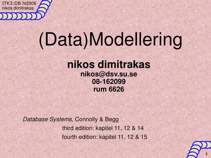 data modellering