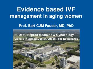 evidence based ivf management in aging women