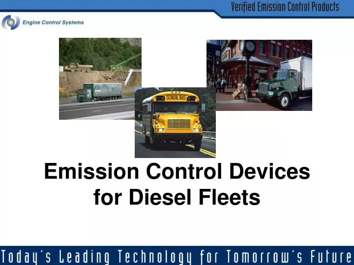 emission control devices for diesel fleets