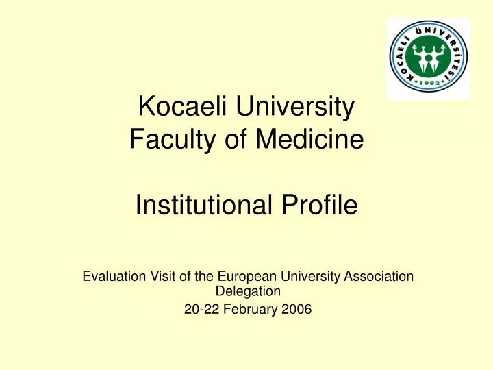 kocaeli university faculty of medicine institutional profile