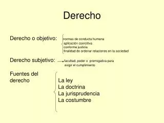 derecho