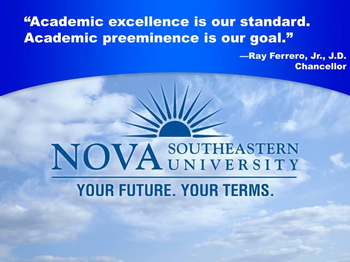 academic excellence is our standard academic preeminence is our goal