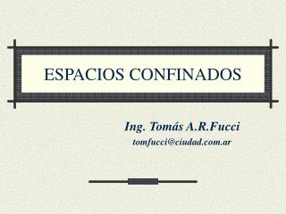 espacios confinados