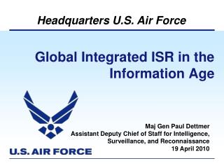 Global Integrated ISR in the Information Age