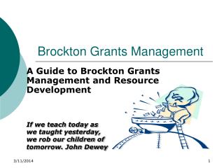 Brockton Grants Management