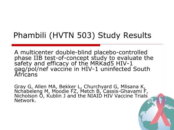 phambili hvtn 503 study results
