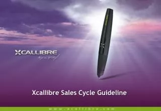 Xcallibre Sales Cycle Guideline