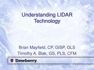 Understanding LIDAR Technology