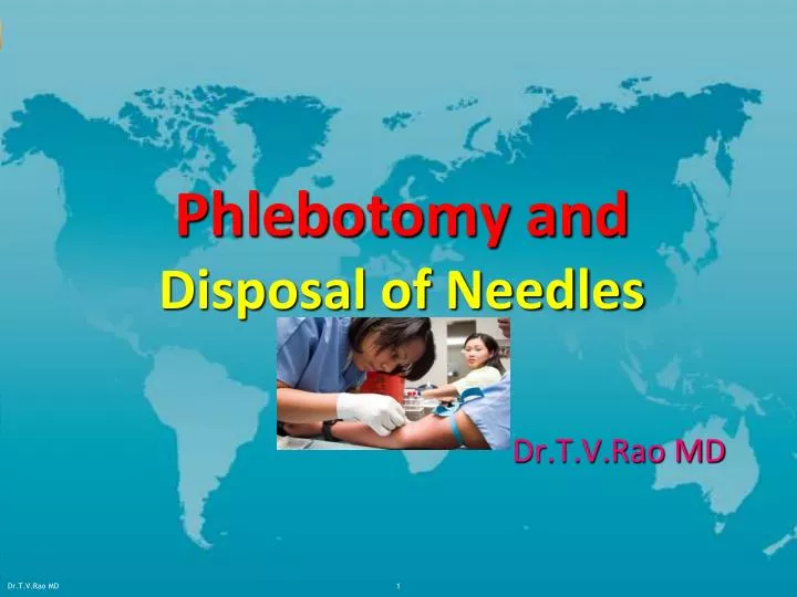 phlebotomy and disposal of needles