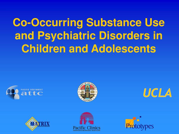 co occurring substance use and psychiatric disorders in children and adolescents
