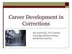 Career Development in Corrections - slide 1