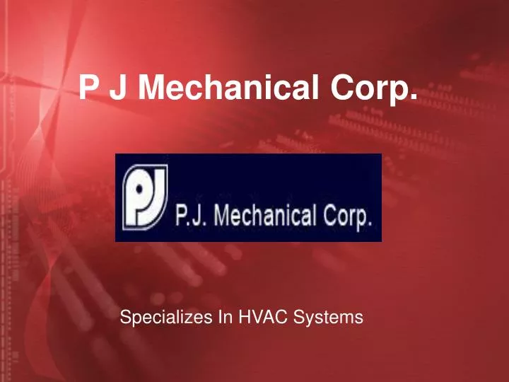 p j mechanical corp