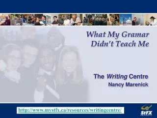 what my gramar didn t teach me