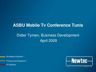 ASBU Mobile Tv Conference Tunis