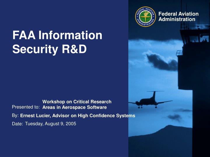faa information security r d