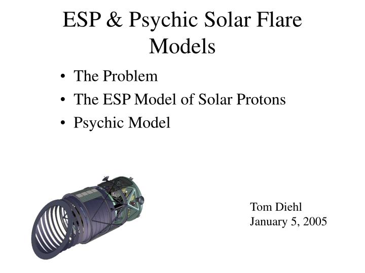 esp psychic solar flare models
