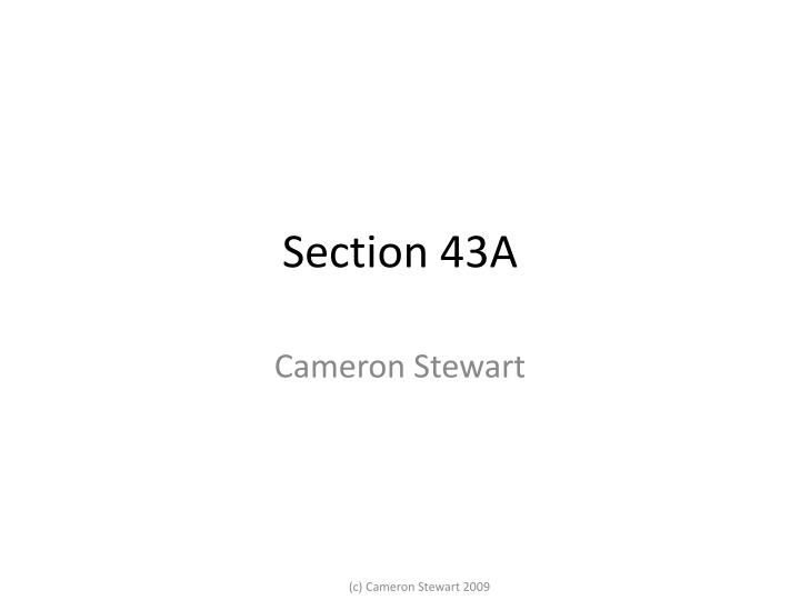 section 43a