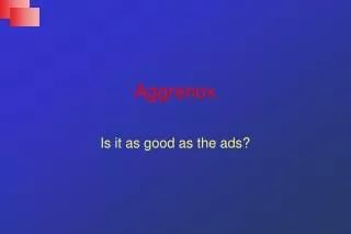 Aggrenox