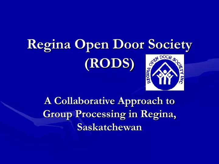 regina open door society rods