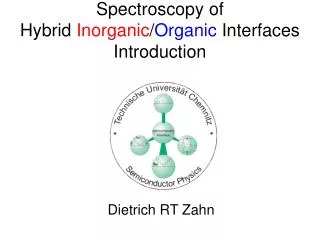 Spectroscopy of Hybrid Inorganic / Organic Interfaces Introduction