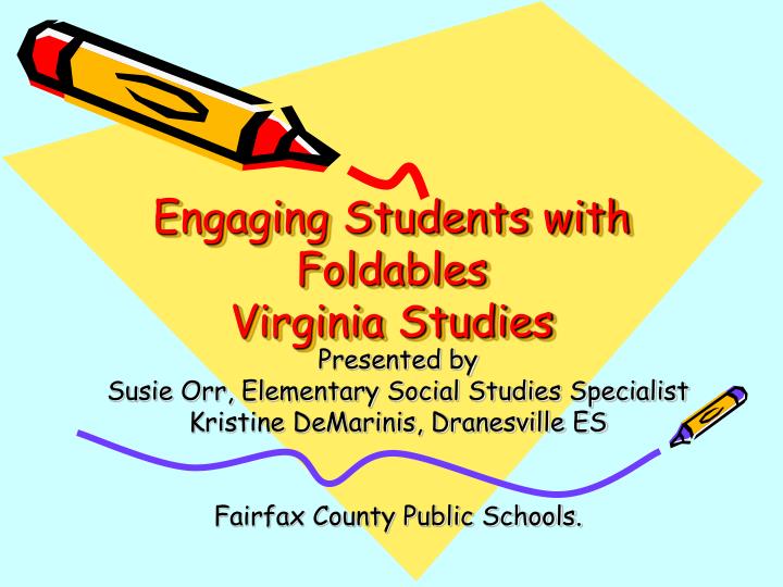 engaging students with foldables virginia studies