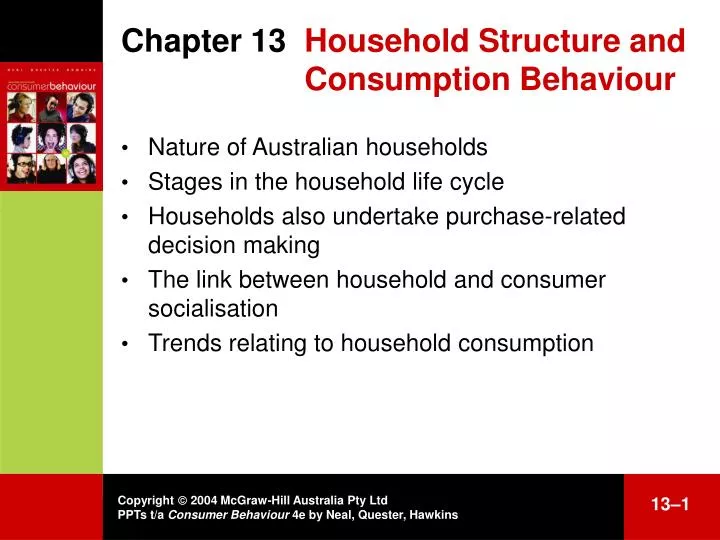 chapter 13 household s tructure and consumption b ehaviour