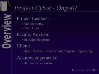Project Cybot - Ongo01