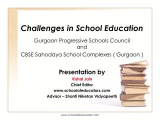Challenges in School Education