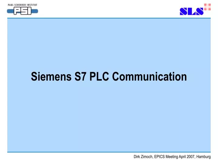 siemens s7 plc communication
