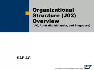 Organizational Structure (J02) Overview (UK, Australia, Malaysia, and Singapore)