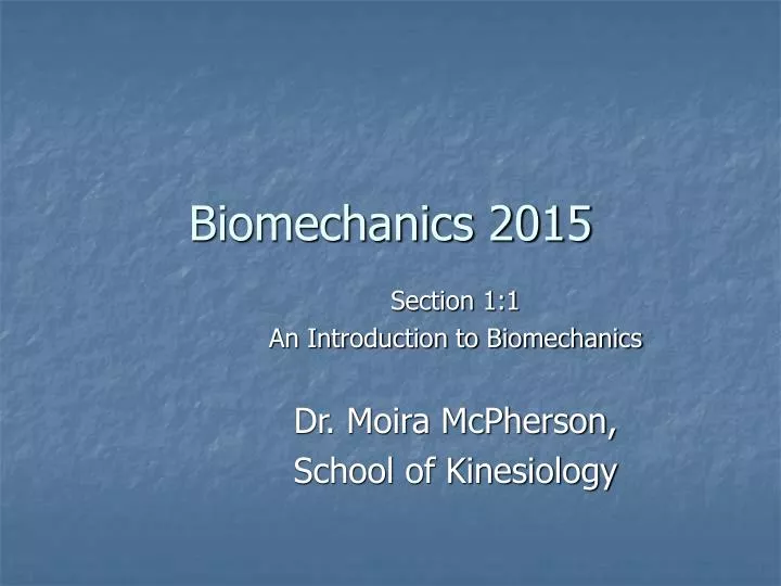 biomechanics 2015