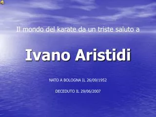 ivano aristidi