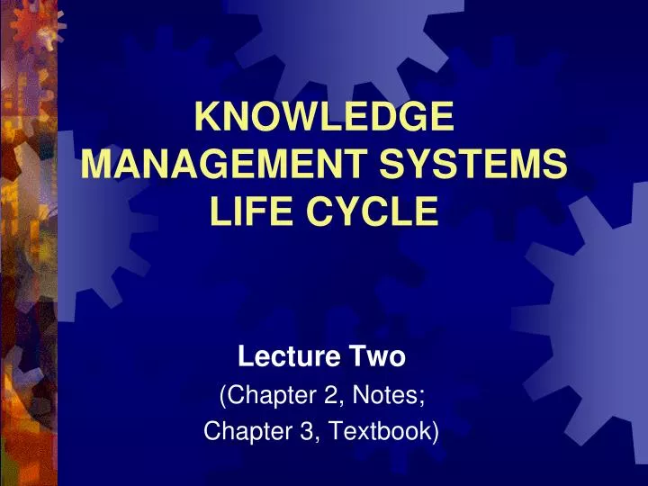 knowledge management systems life cycle