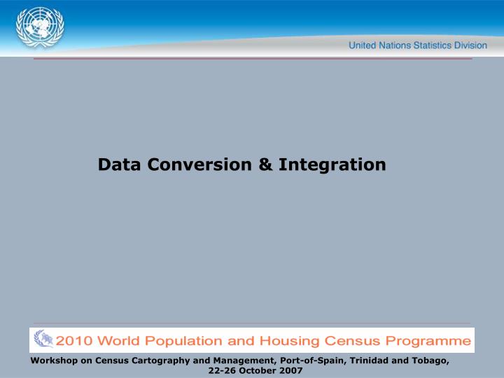 data conversion integration
