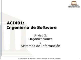 ACI491: Ingeniería de Software