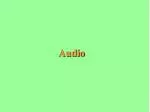 Audio - slide 1