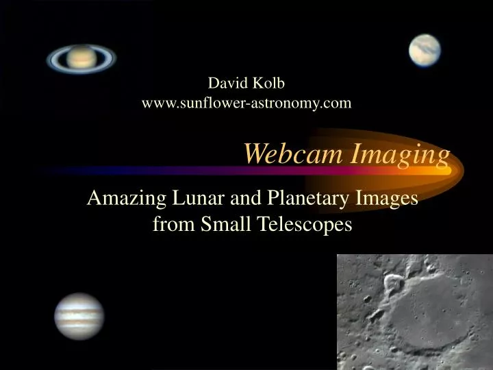 webcam imaging
