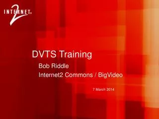 DVTS Training