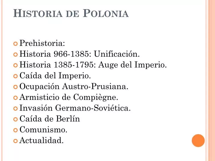 historia de polonia