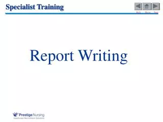 Report Writing