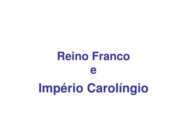 reino franco e