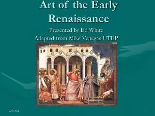 Art of the Early Renaissance