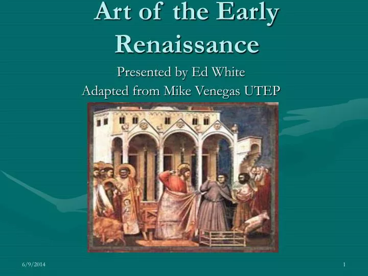 art of the early renaissance