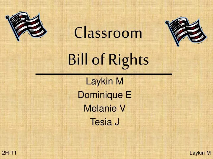 classroom bill of rights