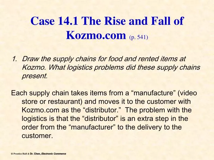 case 14 1 the rise and fall of kozmo com p 541